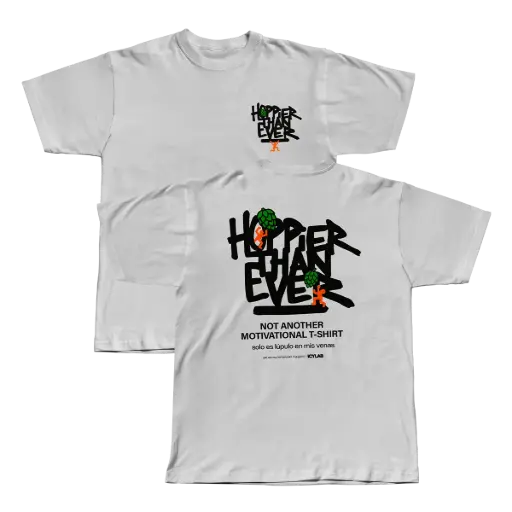 Hoppier Than Ever - Polera Blanca